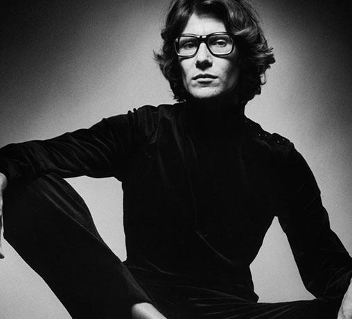 Yves Saint Laurent, photographed by Jeanloup Sieff, 1971, via 74 Gazette