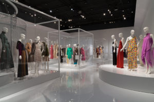 Yves Saint Laurent + Halston: Fashioning the 70s, The Museum at FIT, February 6 – April 18, 2015.