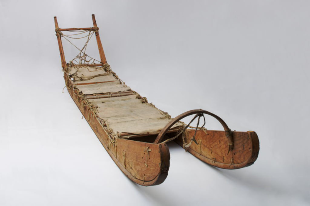 Arctic sledge used on Admiral Robert Peary’s expedition to the North Pole. Courtesy Berkshire Museum.
