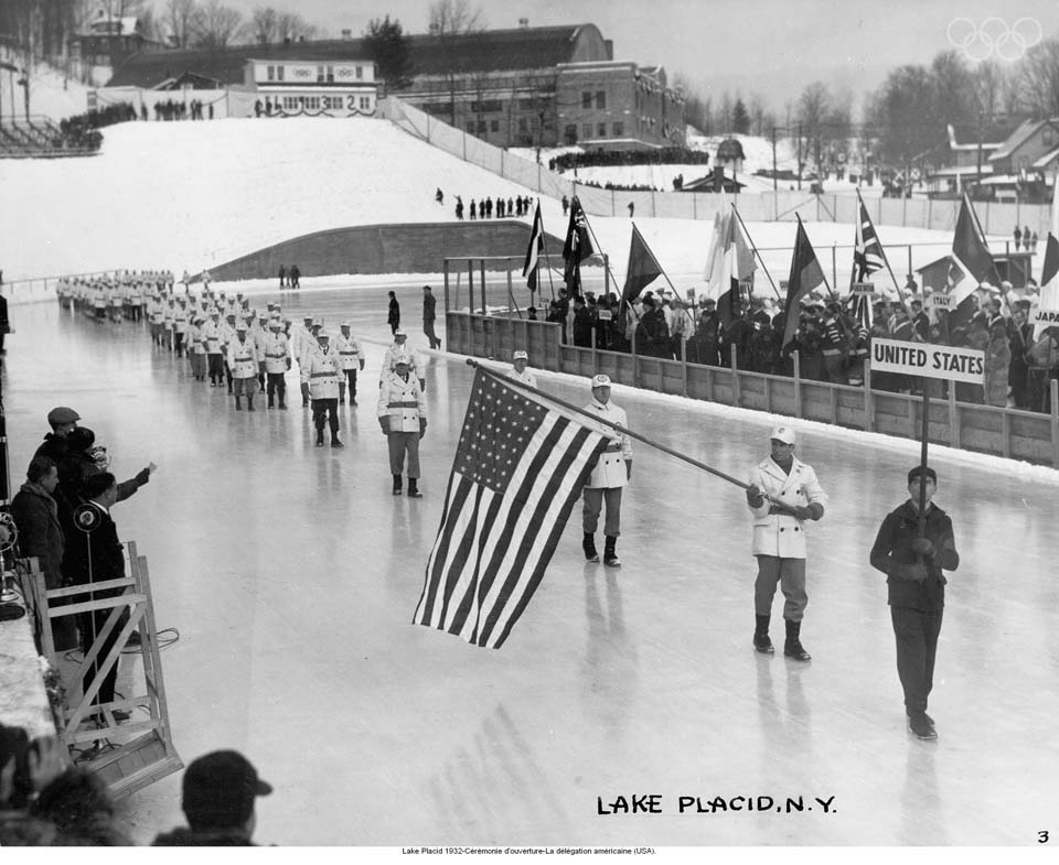 Lake Placid 1932, opening ceremony. © Olympic.org