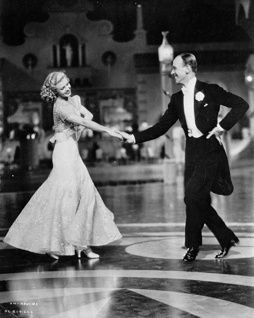 , Ginger Rogers and Fred Astaire in Top Hat, 1935 | via Old Hollywood Tumblr