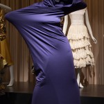 Costumes were integral to the choreography of Martha Graham. For Lamentation (1930), she wore jersey tubing tied with string at the waist, the fabric given shape by her movement. “There is a beautiful alchemy that happens when fabric connects with the body,” says fashion designer Doo.Ri Chung. “Martha Graham’s Lamentation embodies this relationship in the most moving way.” Martha Graham for Martha Graham Dance Company, costume for Lamentation, 21st century, lent by Martha Graham Dance Company