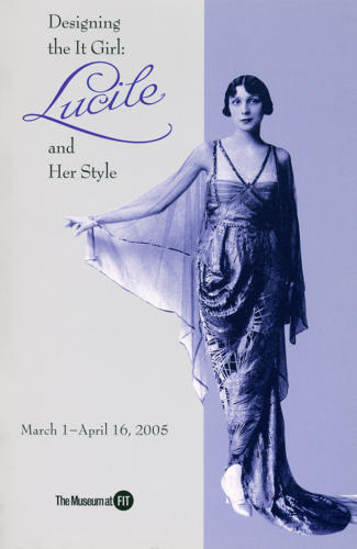Designing the It Girl: Lucile and Her Style Brochure Cover