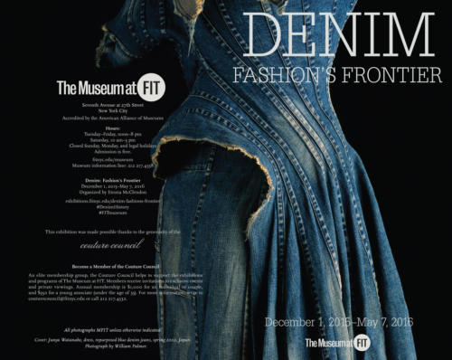 Denim: Fashion's Frontier Brochure Cover