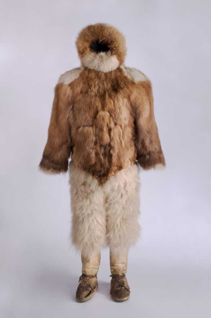 Matthew Henson’s fur suit worn on his successful 1909 expedition to the North Pole. Courtesy Berkshire Museum.