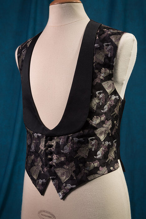 Audrey Buckner Go Ask Alice waistcoat, fall 1992, 93.62.1, gift of Audrey Buckner