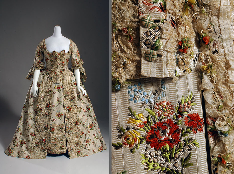 Robe à la française, 1755-60, P82.27.1