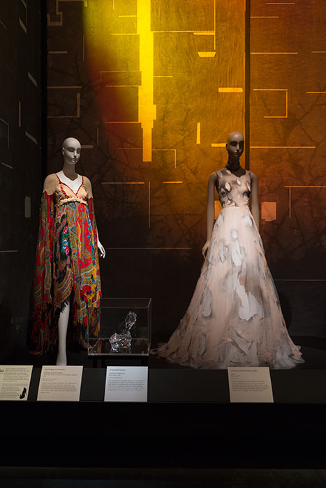 Giles dress, fall 2012, lent by Giles (right)