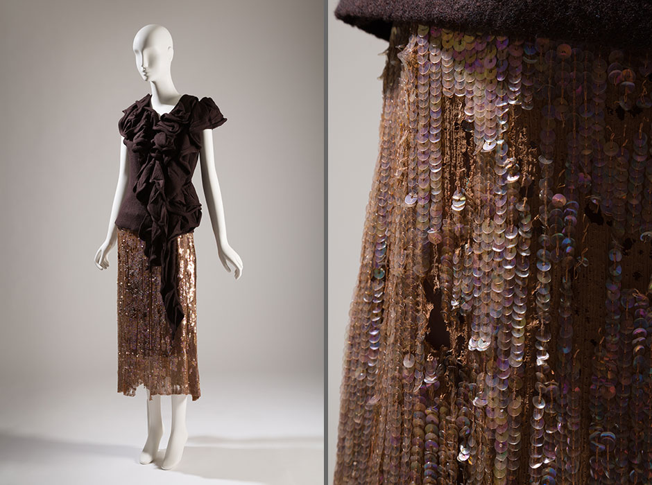 Shelley Fox blouse and skirt, fall 2000, 2008.1.1