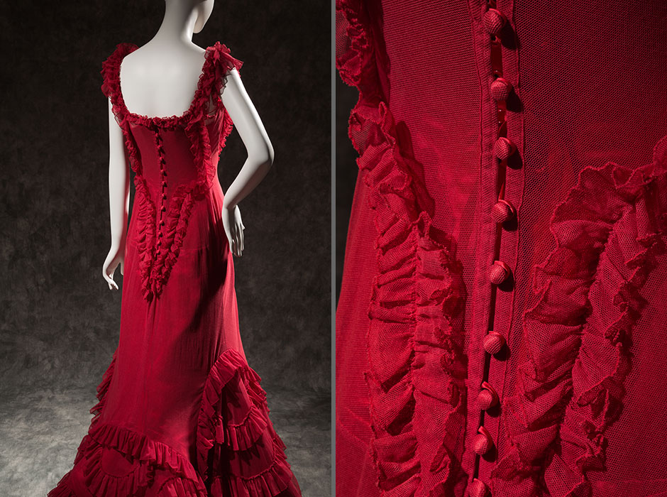 Peter Soronen red corset dress, 2007, 2007.1.1, gift of Peter Soronen
