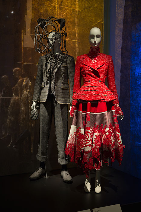 Thom Browne woman’s ensemble, fall 2013, lent by Thom Browne