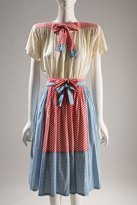 Adrian dress, circa 1942, 71.248.1, gift of Mrs. Karl J. Bea