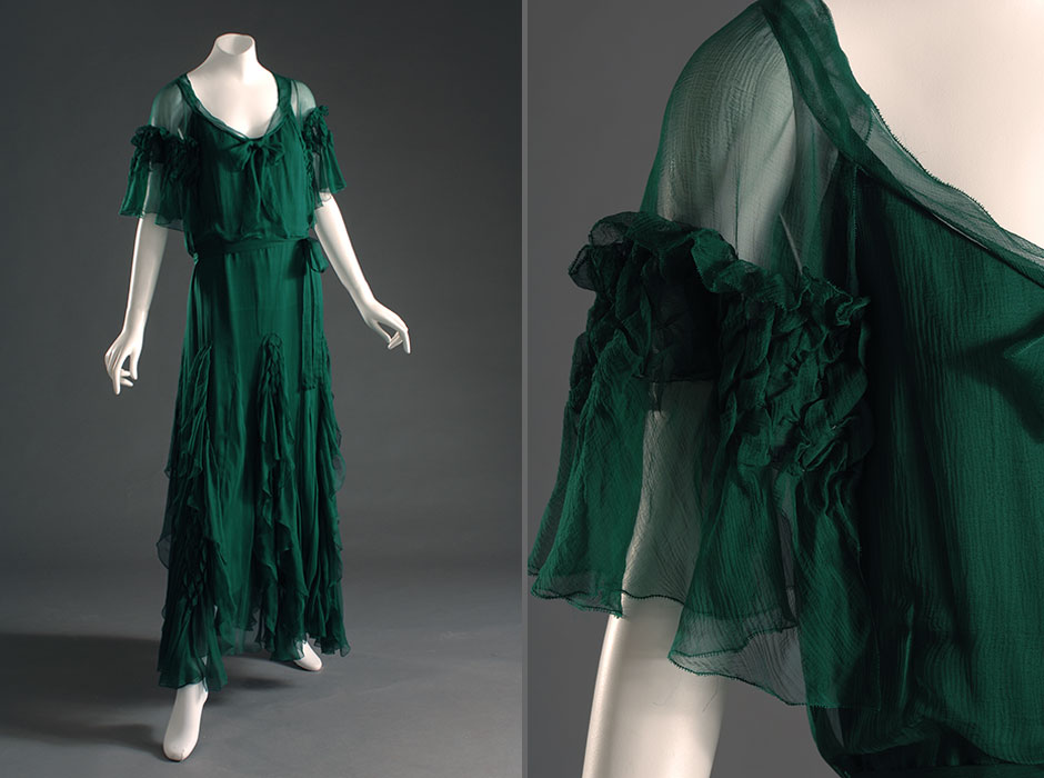 Molyneux evening gown, circa 1930, P86.66.5