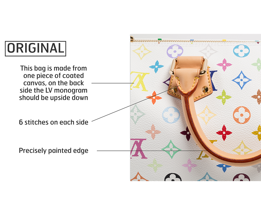 Detail, Louis Vuitton (Takashi Murakami) Speedy 30 bag