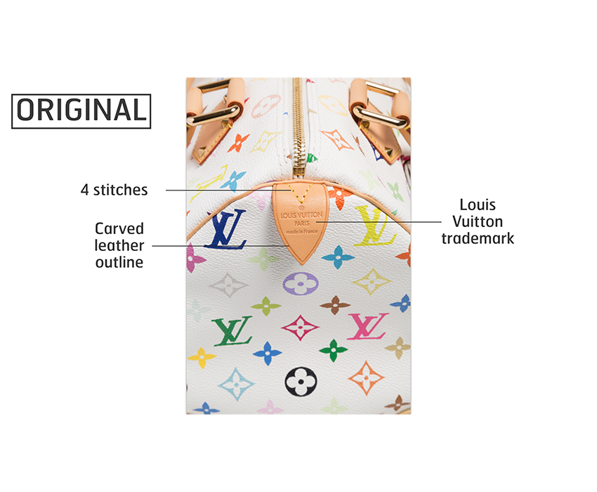 Detail, Louis Vuitton (Takashi Murakami) Speedy 30 bag