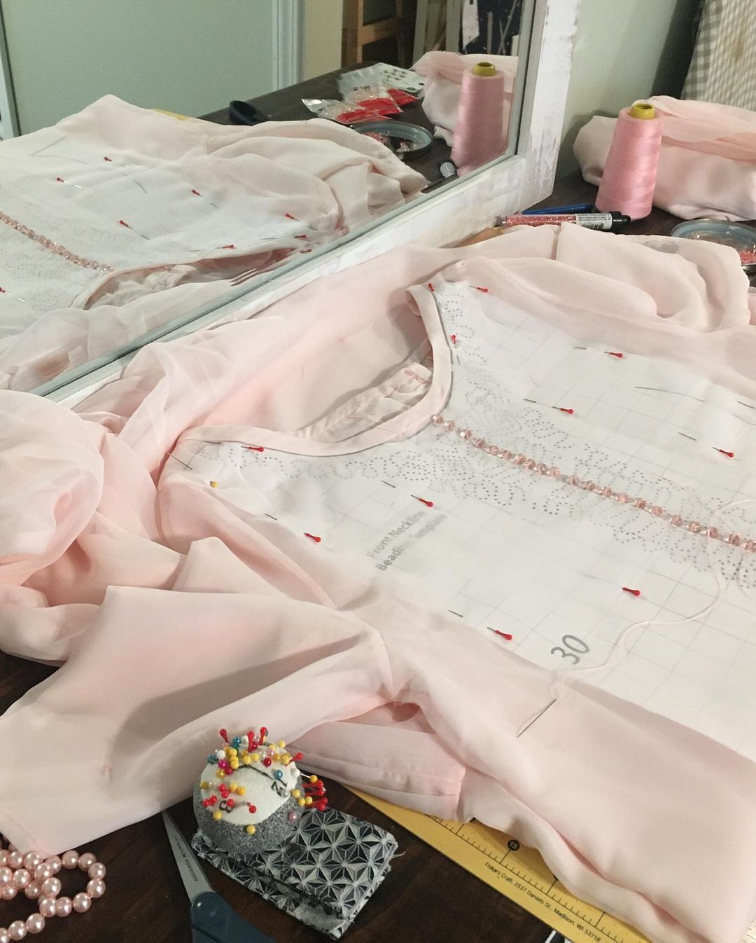 The Refashioned Dress (process) by @mia_dulceaphel8