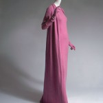Halston Purple evening ensemble. Cashmere, circa 1973, New York, 88.29.2, gift of Elizabeth Pickering Kaiser