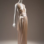Yves Saint Laurent off-white evening dress. Silk satin, 1978, Paris, 91.235.4, gift of Marina Schiano